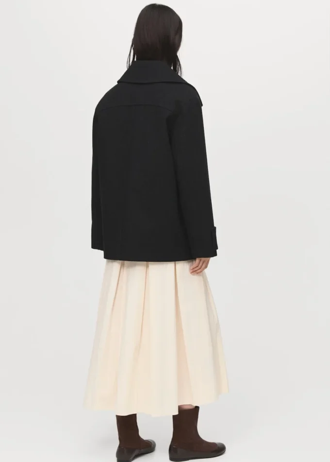 Cappotto doppiopetto in misto lana Cappotto doppiopetto in misto lana