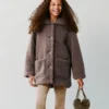 Cappotto effetto shearling Cappotto effetto shearling
