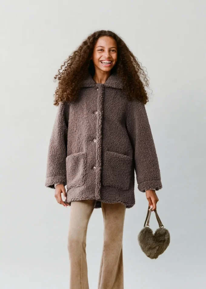 Cappotto effetto shearling Cappotto effetto shearling