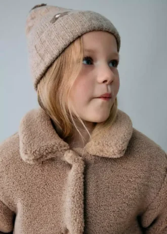 Cappotto effetto shearling