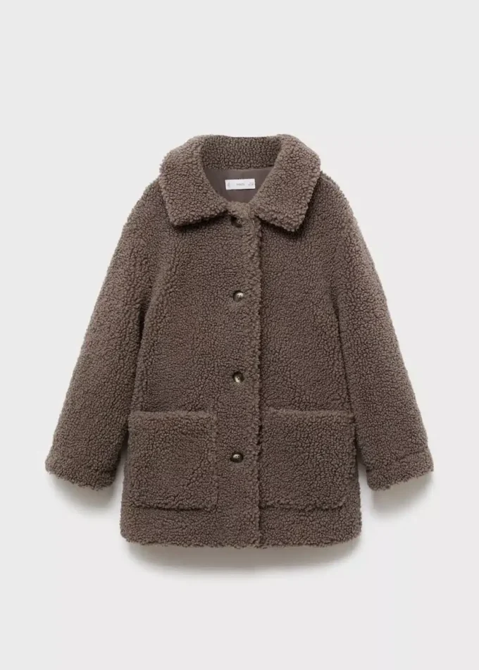 Cappotto effetto shearling Cappotto effetto shearling