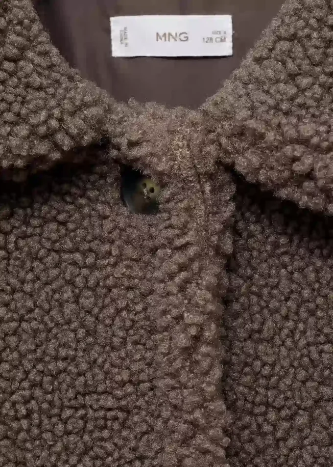 Cappotto effetto shearling Cappotto effetto shearling