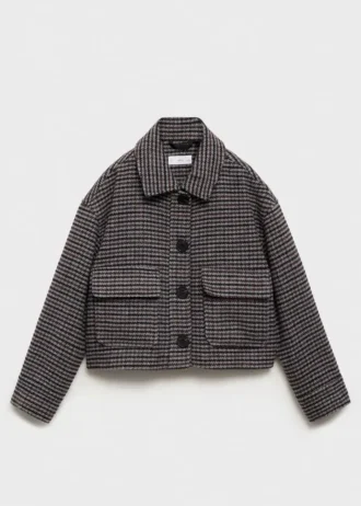 Cappotto in lana tweed