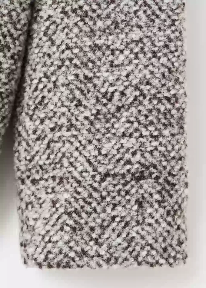 Cappotto in misto lana screziato Cappotto in misto lana screziato