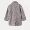 Cappotto in misto lana screziato Cappotto in misto lana screziato