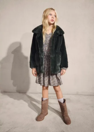 Cappotto in pelliccia sintetica