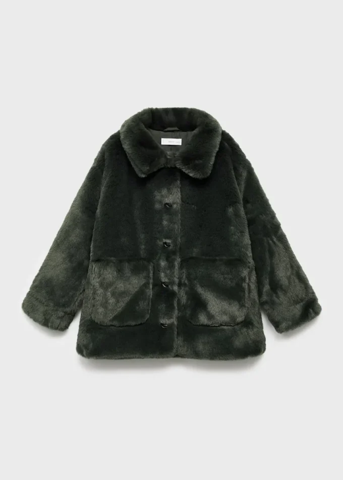 Cappotto in pelliccia sintetica Cappotto in pelliccia sintetica