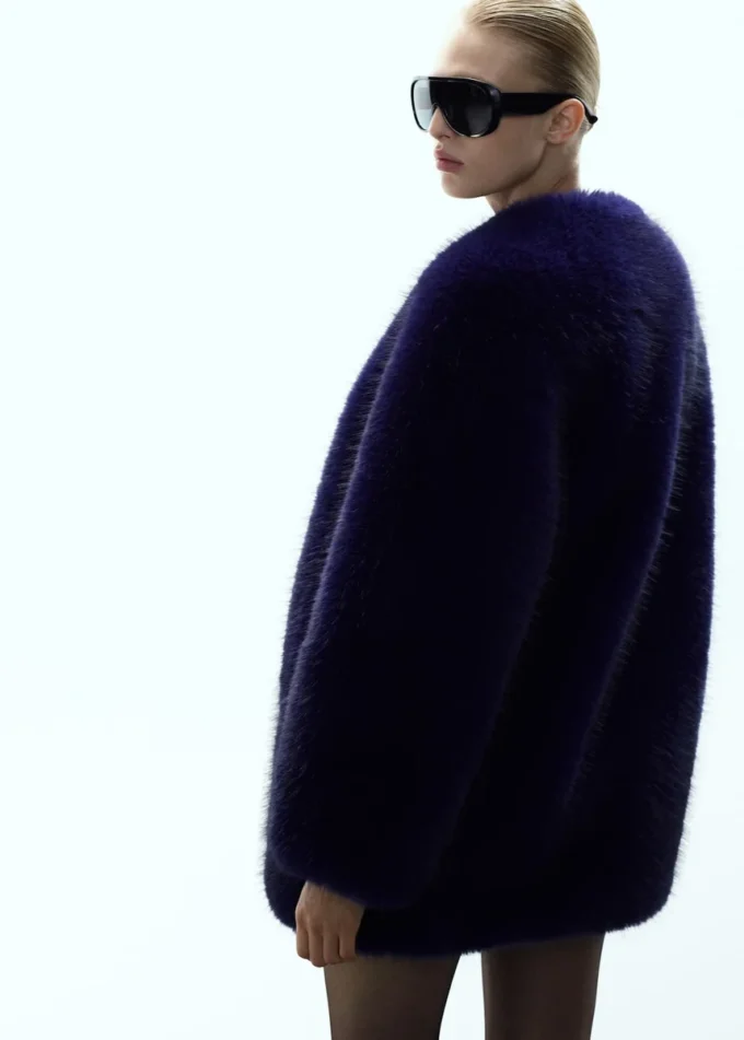 Cappotto in pelliccia sintetica Cappotto in pelliccia sintetica