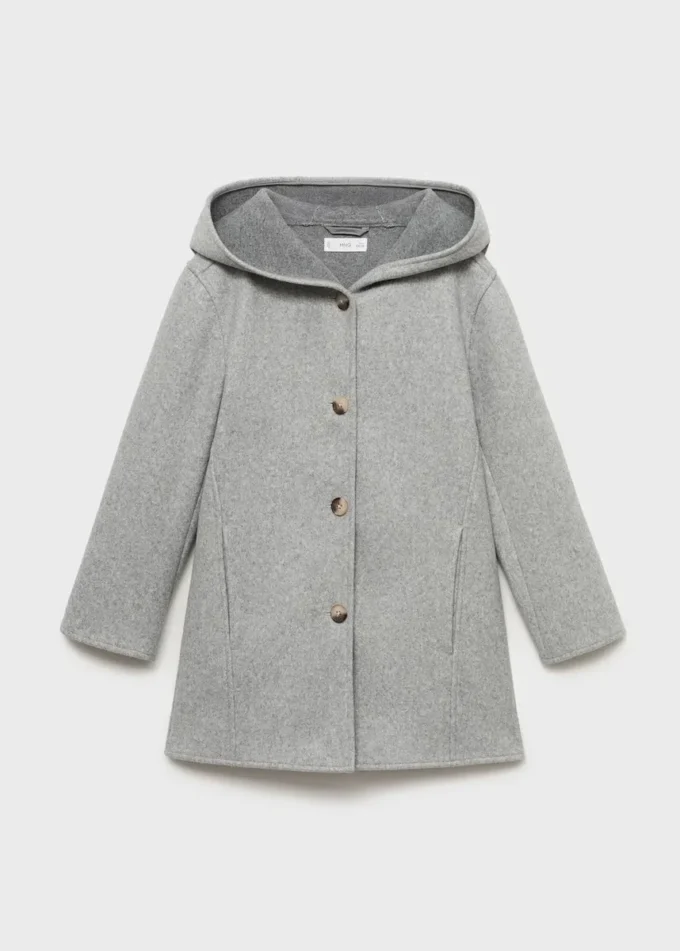 Cappotto in tessuto con tasche Cappotto in tessuto con tasche