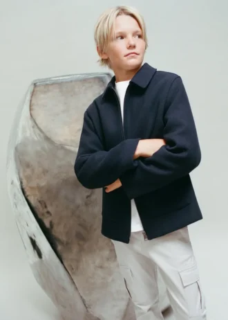 Cappotto in tessuto di lana