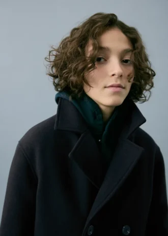 Cappotto in tessuto di lana