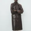 Cappotto lungo 100% pelle Cappotto lungo 100% pelle