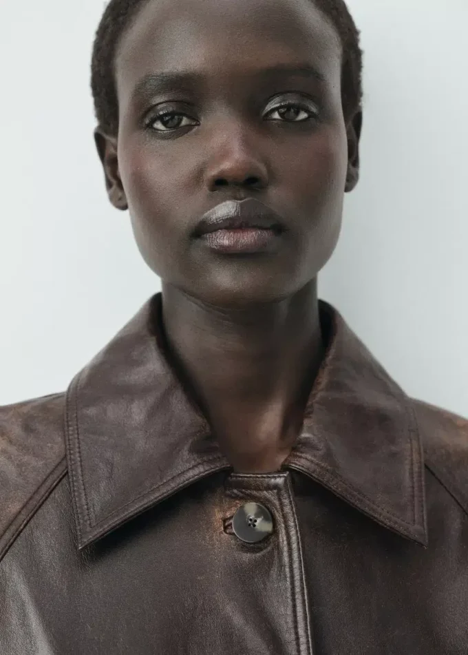 Cappotto lungo 100% pelle Cappotto lungo 100% pelle