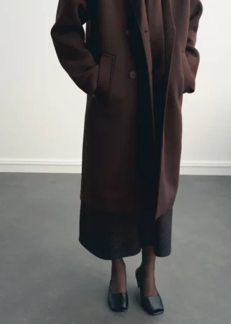 Cappotto lungo combinato