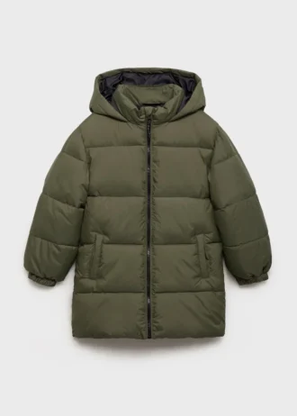 Cappotto lungo con fodera imbottita