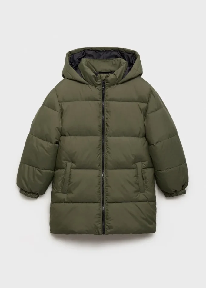 Cappotto lungo con fodera imbottita