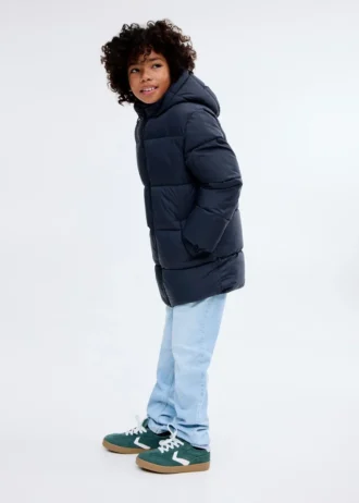 Cappotto lungo con fodera imbottita