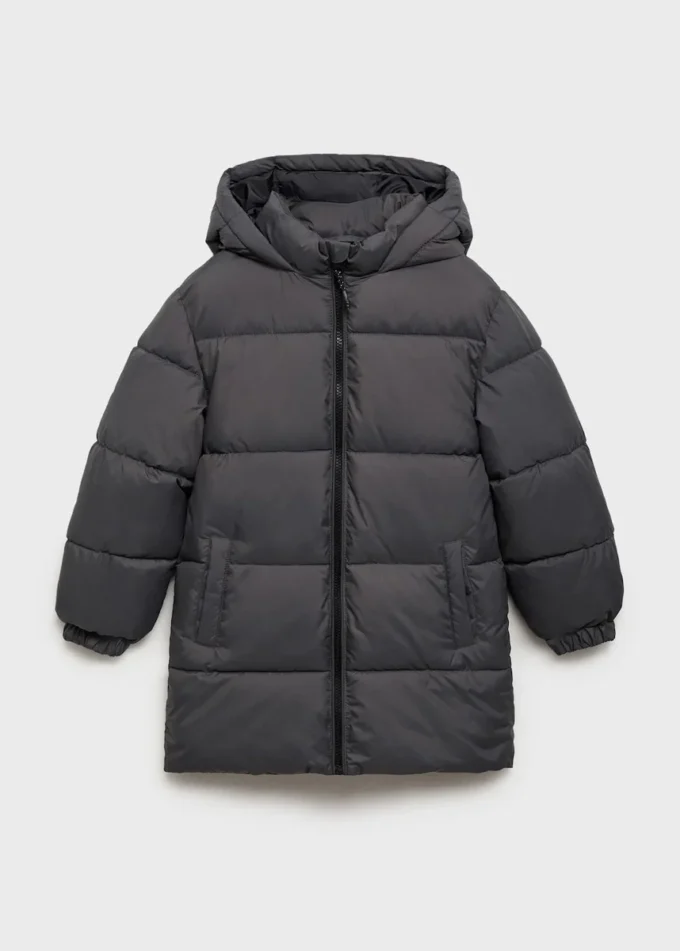 Cappotto lungo con fodera imbottita