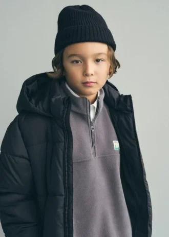 Cappotto lungo con fodera imbottita