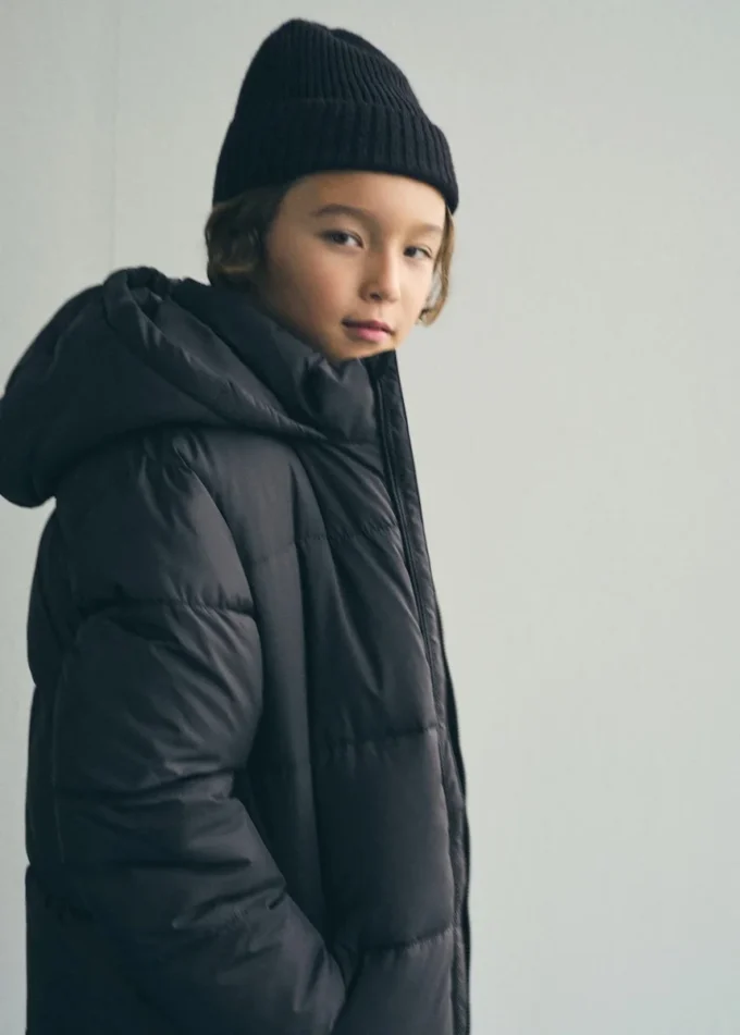 Cappotto lungo con fodera imbottita Cappotto lungo con fodera imbottita