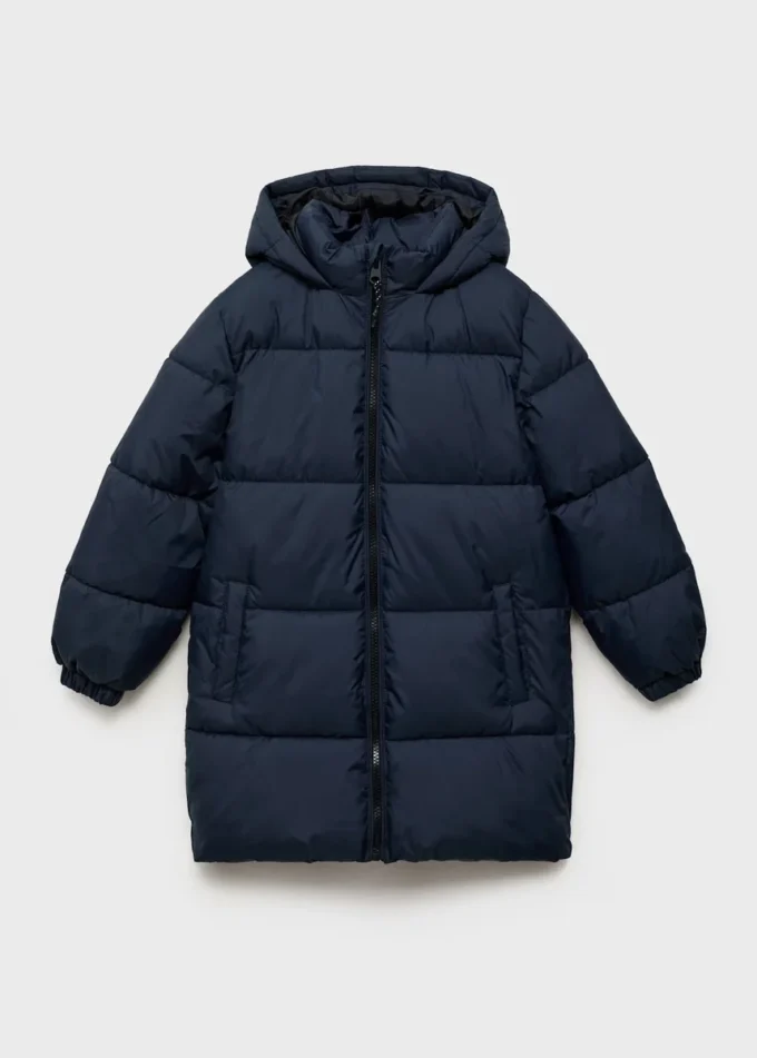 Cappotto lungo con fodera imbottita