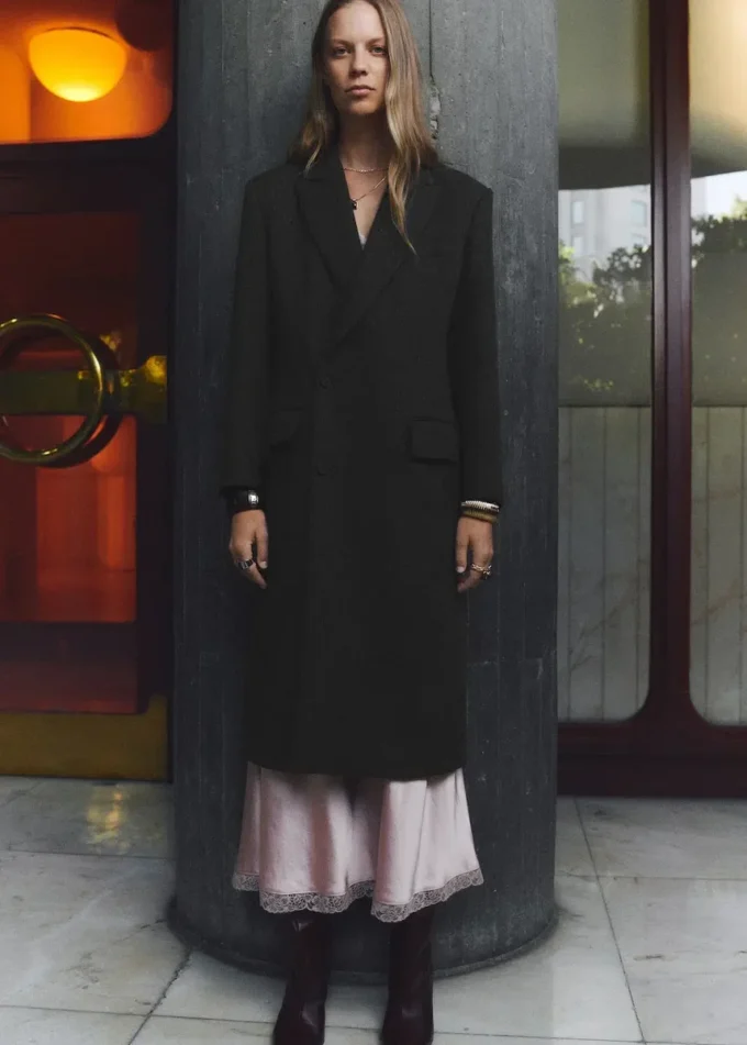 Cappotto lungo doppiopetto Cappotto lungo doppiopetto