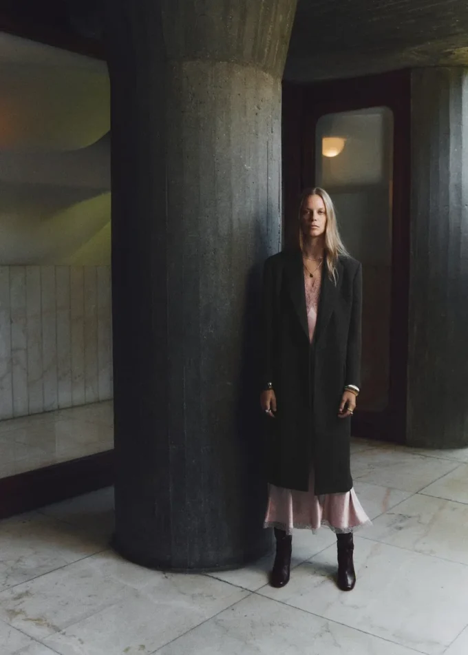 Cappotto lungo doppiopetto Cappotto lungo doppiopetto