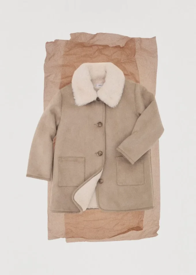 Cappotto lungo double-face