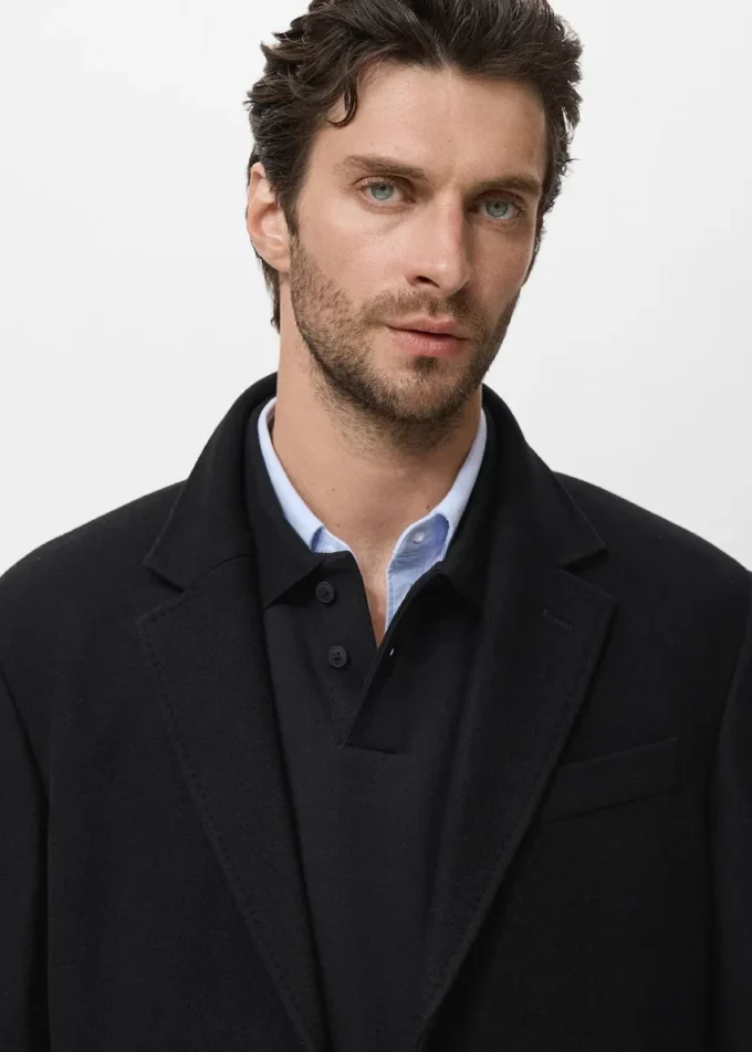 Cappotto lungo in lana Cappotto lungo in lana