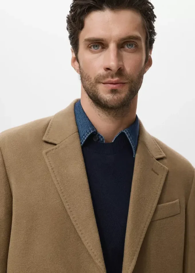 Cappotto lungo in lana Cappotto lungo in lana