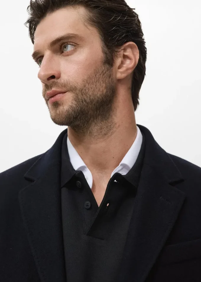 Cappotto lungo in lana Cappotto lungo in lana