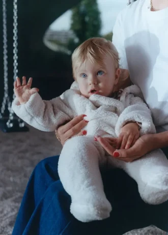 Cappotto lungo in shearling