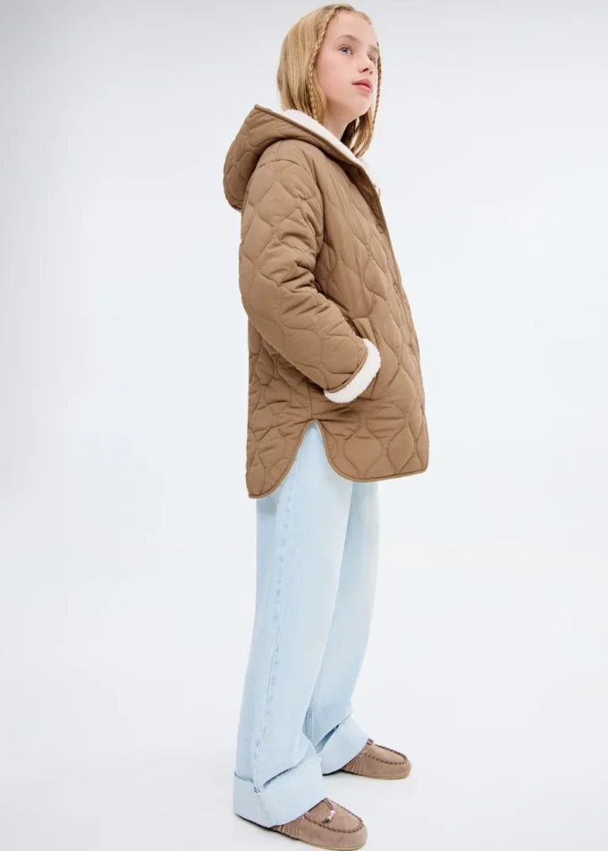 Cappotto lungo trapuntato Cappotto lungo trapuntato