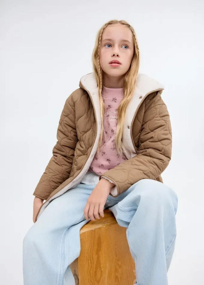 Cappotto lungo trapuntato Cappotto lungo trapuntato