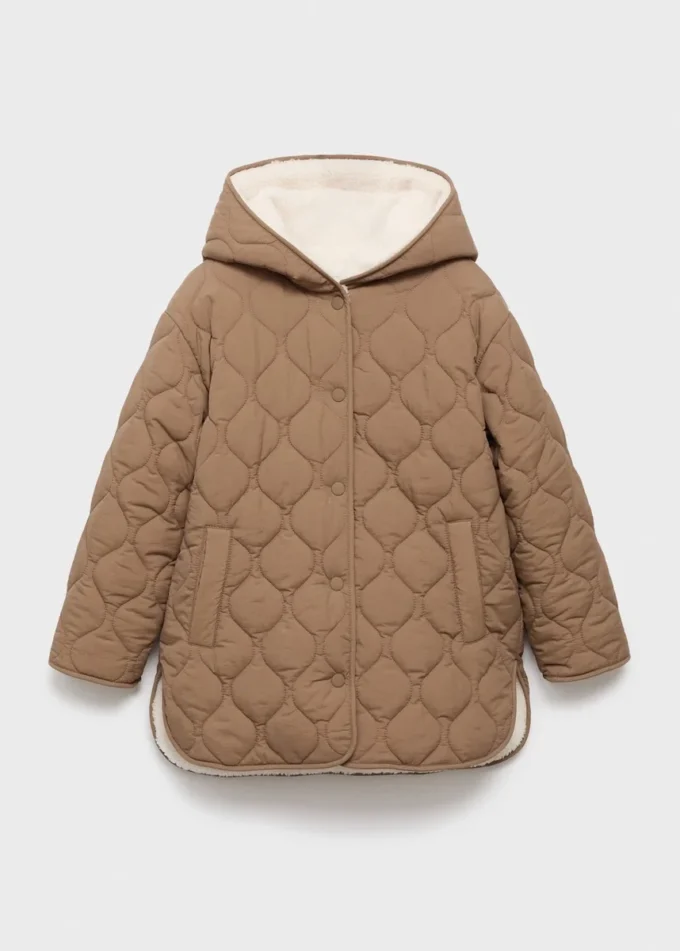 Cappotto lungo trapuntato Cappotto lungo trapuntato