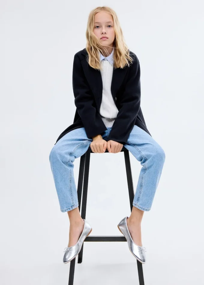 Cappotto midi in tessuto