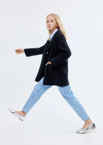 Cappotto midi in tessuto