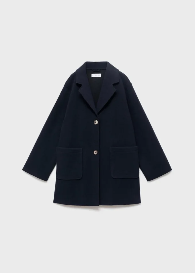 Cappotto midi in tessuto