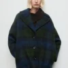 Cappotto oversize a quadri Cappotto oversize a quadri