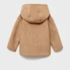 Cappotto reversibile double-face in peluche