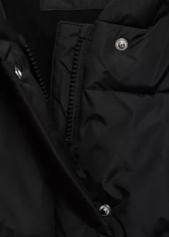 Cappotto trapuntato con fodera e cappuccio