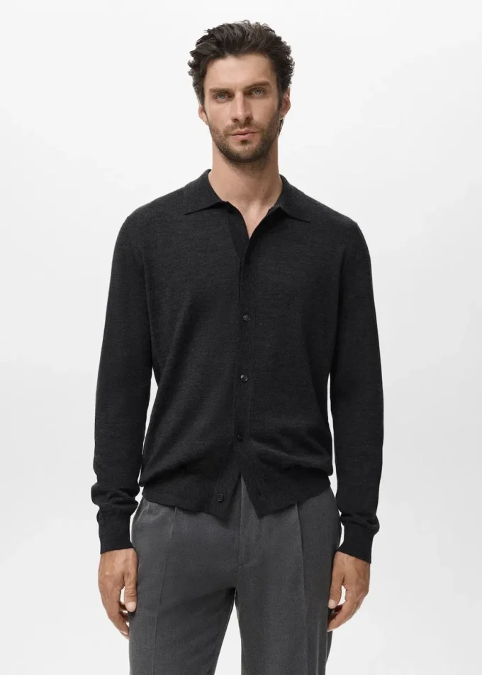 Cardigan 100% lana merino Cardigan 100% lana merino