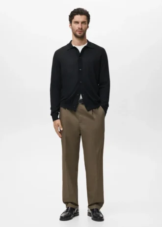 Cardigan 100% lana merino