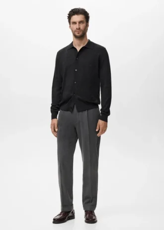 Cardigan 100% lana merino