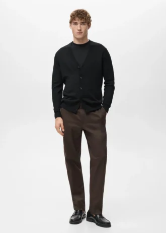 Cardigan 100% lana merino