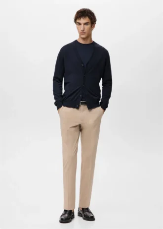 Cardigan 100% lana merino