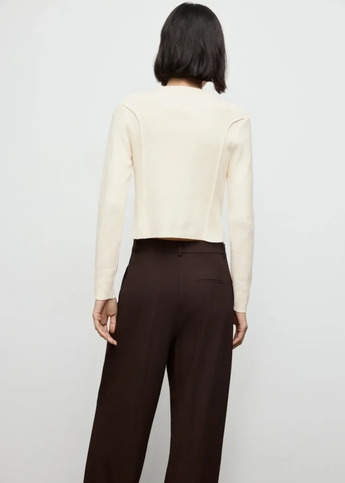 Cardigan in maglia a coste Cardigan in maglia a coste