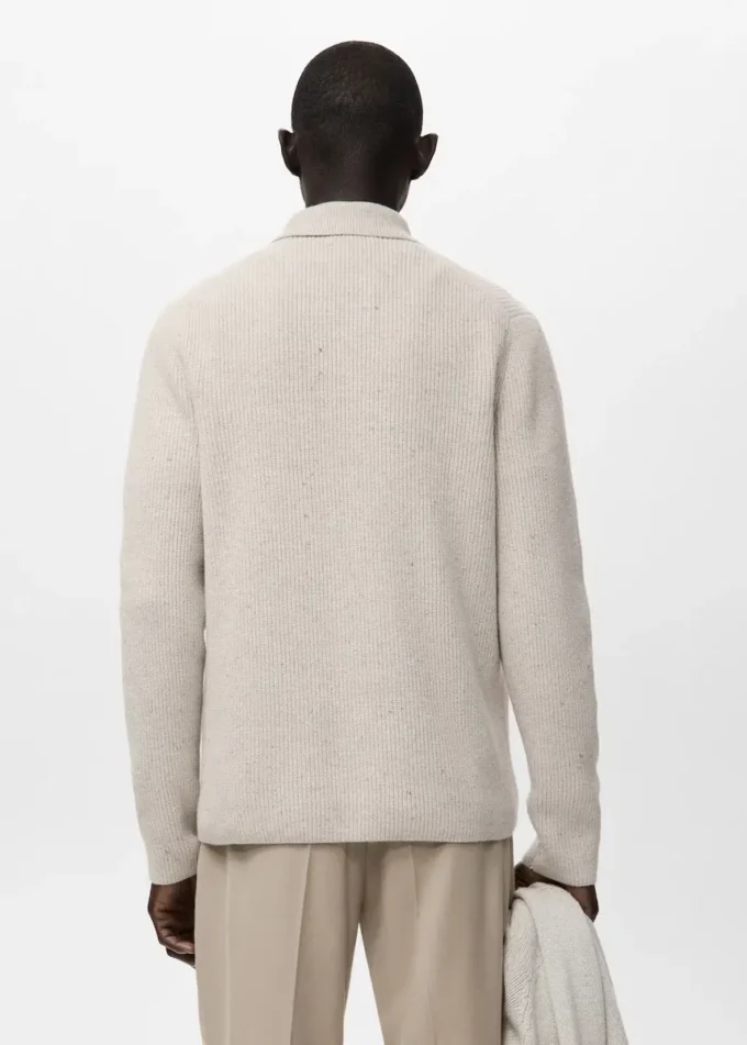 Cardigan in maglia a costine Cardigan in maglia a costine