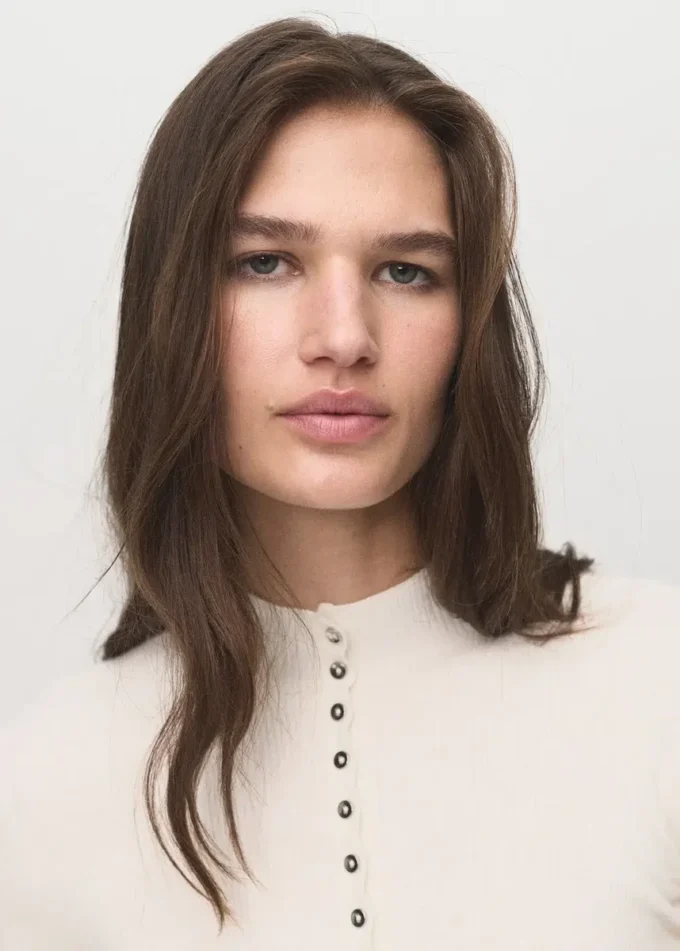 Cardigan in maglia a costine sottili Cardigan in maglia a costine sottili