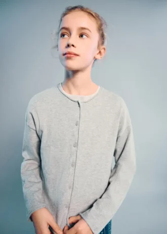 Cardigan in maglia a maniche lunghe